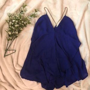 Royal blue tank top
